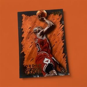 Fleer Jordan Hardwood Leader Card